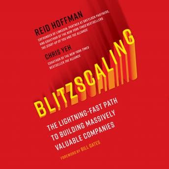 Blitzscaling: The Lightning-Fast Path to Building Massively Valuable Companies audiobook cover