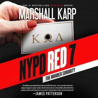 NYPD Red 7: The Murder Sorority audiobook cover