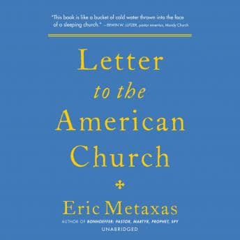 Letter to the American Church audiobook cover