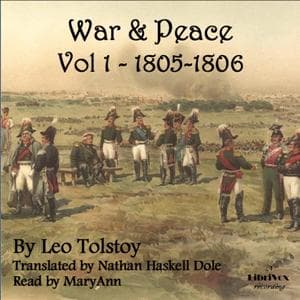 War and Peace Vol. 1 (Dole Translation) audiobook cover