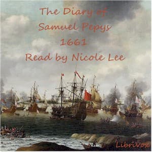 Diary of Samuel Pepys 1661 audiobook cover