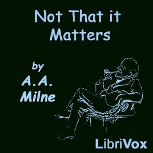 Not That It Matters audiobook cover