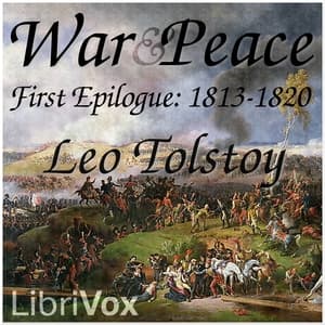 War and Peace, Book 16: First Epilogue 1813-1820 audiobook cover