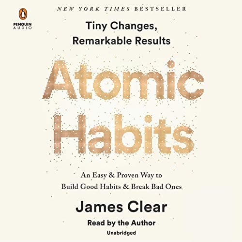 Atomic Habits audiobook cover