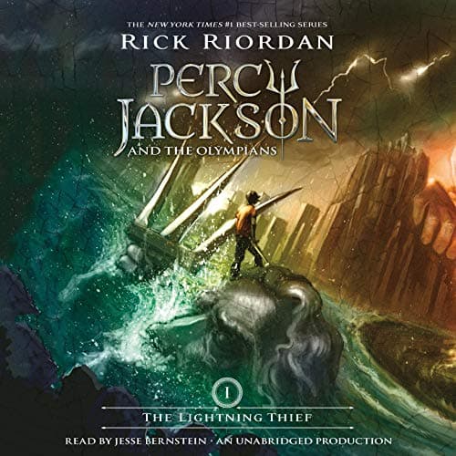 The Lightning Thief audiobook cover