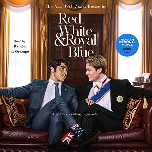 Red, White &amp; Royal Blue audiobook cover