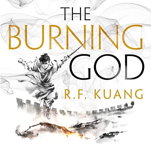 The Burning God audiobook cover