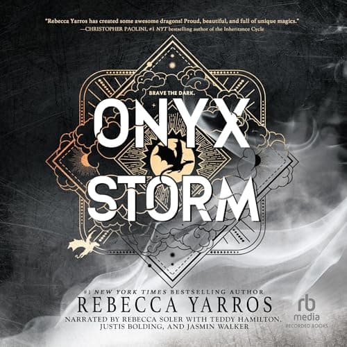 Onyx Storm audiobook cover