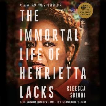 Immortal Life of Henrietta Lacks audiobook cover