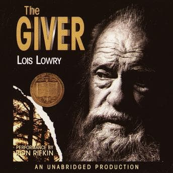 Giver audiobook cover