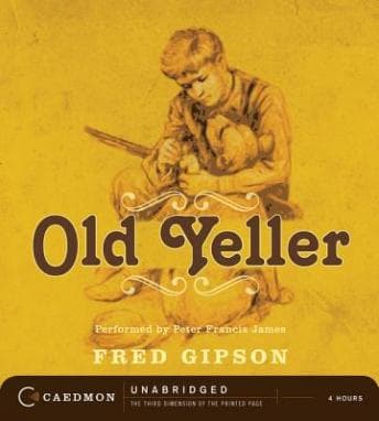 Old Yeller audiobook cover