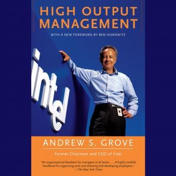 High Output Management audiobook cover
