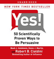 Yes!: 50 Scientifically Proven Ways to Be Persuasive audiobook cover