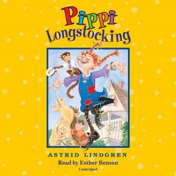 Pippi Longstocking audiobook cover