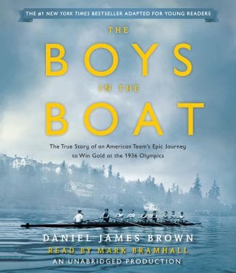 Boys in the Boat (Young Readers Adaptation): The True Story of an American Team's Epic Journey to Win Gold at the 1936 Olympics audiobook cover