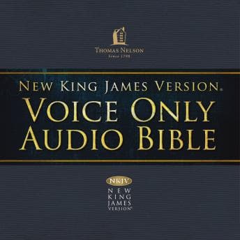 Voice Only Audio Bible - New King James Version, NKJV (Narrated by Bob Souer): Complete Bible: Holy Bible, New King James Version audiobook cover