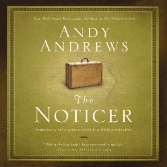 Noticer: Sometimes, all a person needs is a little perspective. audiobook cover