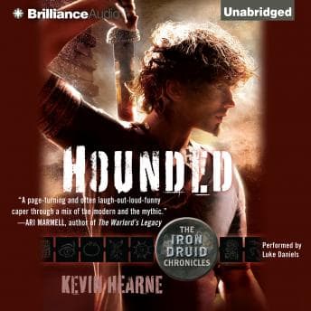 Hounded: The Iron Druid Chronicles audiobook cover