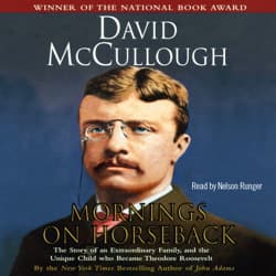 Mornings on Horseback audiobook cover