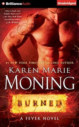 Burned audiobook cover