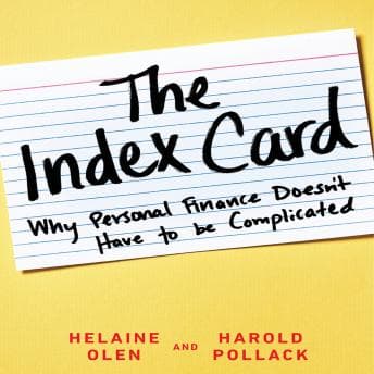 Index Card: Why Personal Finance Doesn't Have to Be Complicated audiobook cover