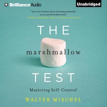 Marshmallow Test: Mastering Self-Control audiobook cover