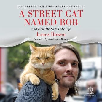 Street Cat Named Bob: And How He Saved My Life audiobook cover