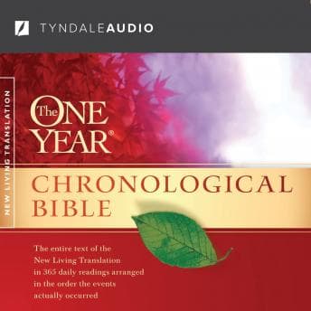 One Year Chronological Bible NLT audiobook cover