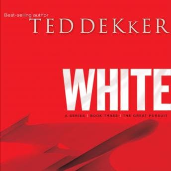 White audiobook cover