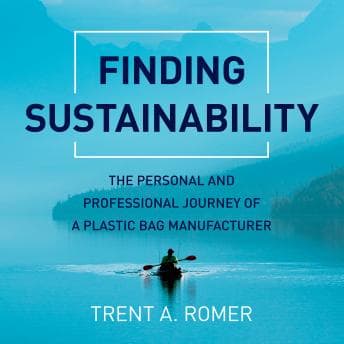 Finding Sustainability: The personal and professional journey of a plastic bag audiobook cover