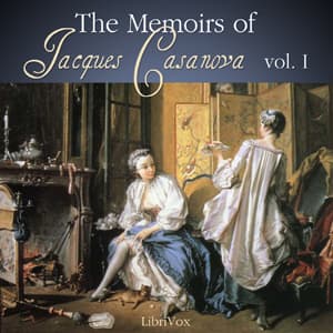 Memoirs of Jacques Casanova Vol. 1 audiobook cover