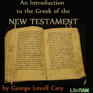 Introduction to the Greek of the New Testament audiobook cover