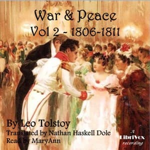 War and Peace Vol. 2 (Dole Translation) audiobook cover
