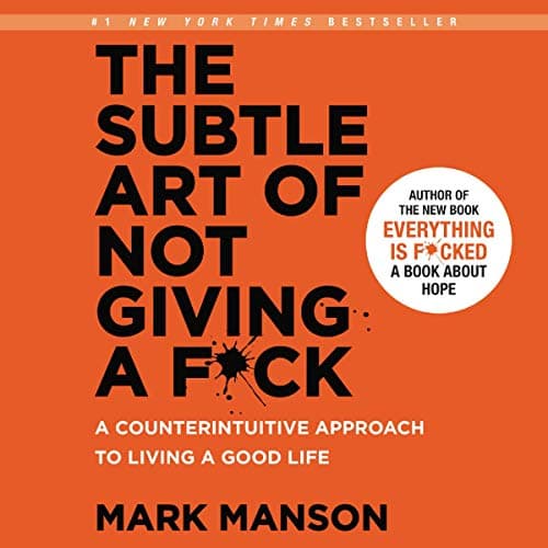The Subtle Art of Not Giving a F*ck audiobook cover