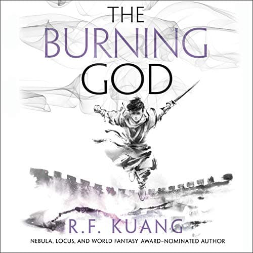 The Burning God audiobook cover